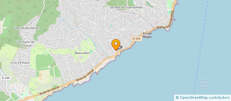 localisation de l'entreprise SOC CIVILE IMMOBILIERE GRAPHIQUE à GRIMAUD