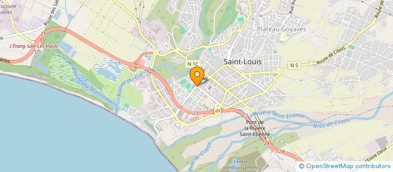 localisation de l'entreprise SOC CIVILE IMMOBILIERE HOCK-KOON  SAINT-LOUIS