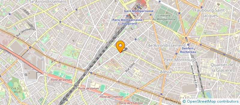 localisation de l'entreprise SOC CIVILE IMMOBILIERE HUGON  PARIS