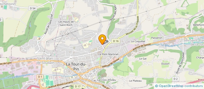 localisation de l'entreprise SOC CIVILE IMMOBILIERE I K YILDIZ  LA TOUR-DU-PIN