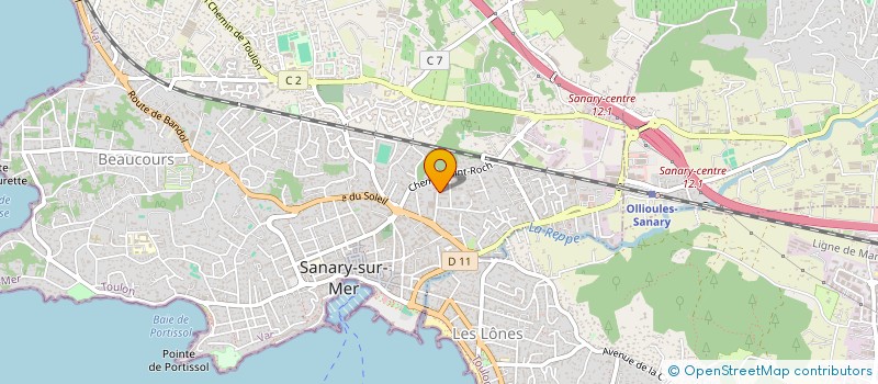 localisation de l'entreprise SOC CIVILE IMMOBILIERE JACQUES RAIBAUD à SANARY-SUR-MER