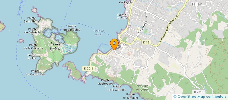 localisation de l'entreprise SOC CIVILE IMMOBILIERE L'INSOLITE  SIX-FOURS-LES-PLAGES