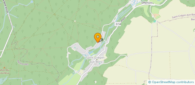 localisation de l'entreprise SOC CIVILE IMMOBILIERE LES DOMELIERS  SAINT-CREPIN-AUX-BOIS