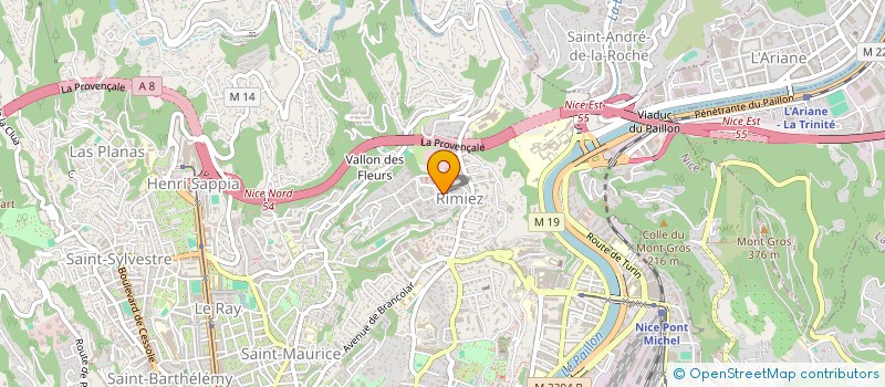 localisation de l'entreprise SOC CIVILE IMMOBILIERE LOU PLAN à NICE