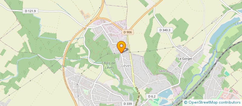 localisation de l'entreprise SOC CIVILE IMMOBILIERE MARTIN-CIBOIRE à LEVES