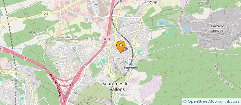localisation de l'entreprise SOC CIVILE IMMOBILIERE SEPTEMAIX à SEPTEMES-LES-VALLONS