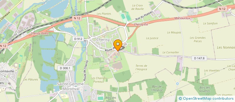 localisation de l'entreprise SOC CIVILE IMMOBILIERE SPM LA JUSTICE à CHERISY