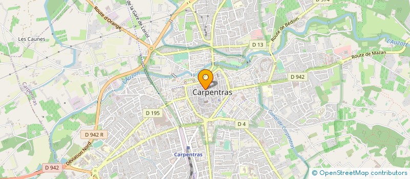 localisation de l'entreprise SOC CIVILE IMMOBILIERE Y.P.B.  CARPENTRAS