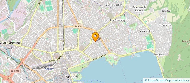localisation de l'entreprise SOC CIVILE INVESTISSEMENTS PATRIMONIAUX à ANNECY