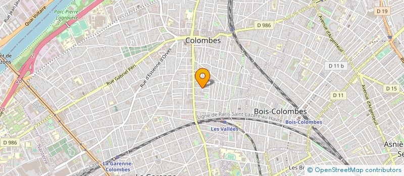 localisation de l'entreprise SOC CIVILE JEMMAFLORE à COLOMBES