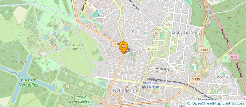 localisation de l'entreprise SOC CIVILE KER MA CLO à VERSAILLES