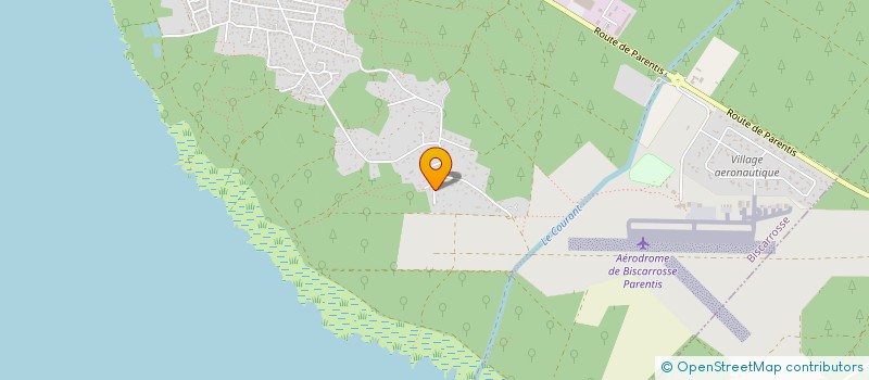localisation de l'entreprise SOC CIVILE L.E.O.S  BISCARROSSE