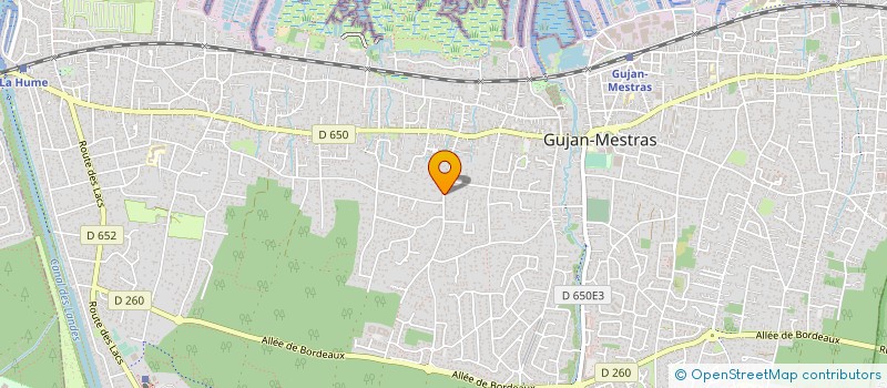 localisation de l'entreprise SOC CIVILE LA BOURGADE  GUJAN-MESTRAS