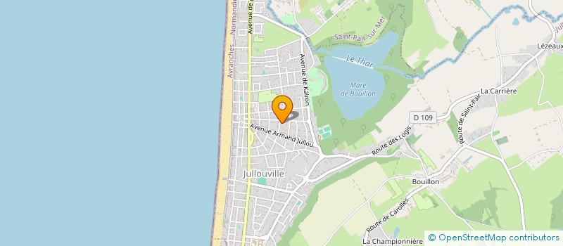 localisation de l'entreprise SOC CIVILE LA CLAIRIERE  JULLOUVILLE