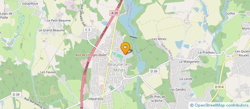localisation de l'entreprise SOC CIVILE LA COTE à LIMOGES