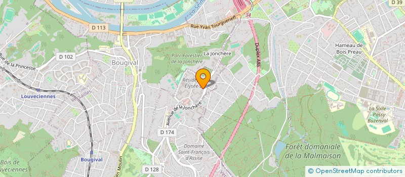 localisation de l'entreprise SOC CIVILE LA DATCHA  LA CELLE-SAINT-CLOUD