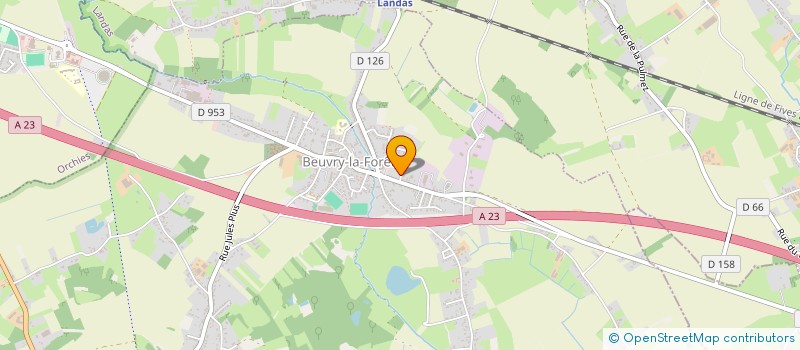 localisation de l'entreprise SOC CIVILE LA FORET  BEUVRY-LA-FORET