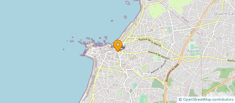 localisation de l'entreprise SOC CIVILE LACOME à BIARRITZ