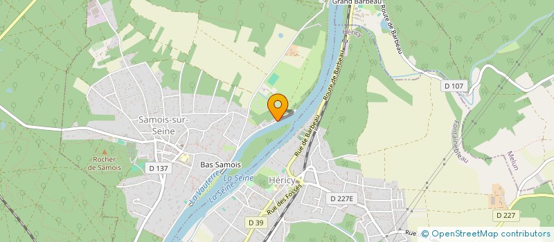 localisation de l'entreprise SOC CIVILE LE GITE FLUVIAL  SAMOIS-SUR-SEINE