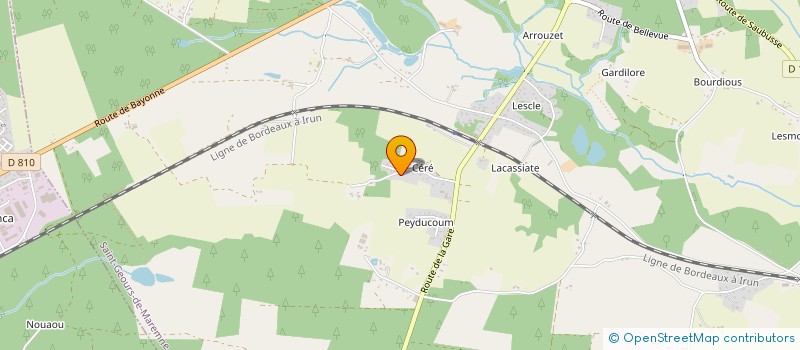 localisation de l'entreprise SOC CIVILE LE LEVAIN à SAINT-GEOURS-DE-MAREMNE