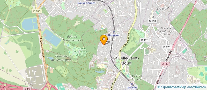 localisation de l'entreprise SOC CIVILE LE VERGER  LA CELLE-SAINT-CLOUD