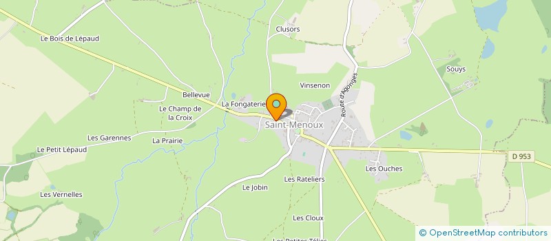 localisation de l'entreprise SOC CIVILE LECLERC-DANGE  SAINT-MENOUX