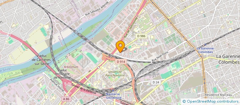 localisation de l'entreprise SOC CIVILE LES AUBEPINES  NANTERRE