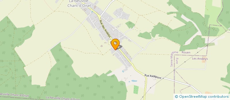 localisation de l'entreprise SOC CIVILE LES BUTTES DU PERCHE  LA NEUVILLE-CHANT-D'OISEL