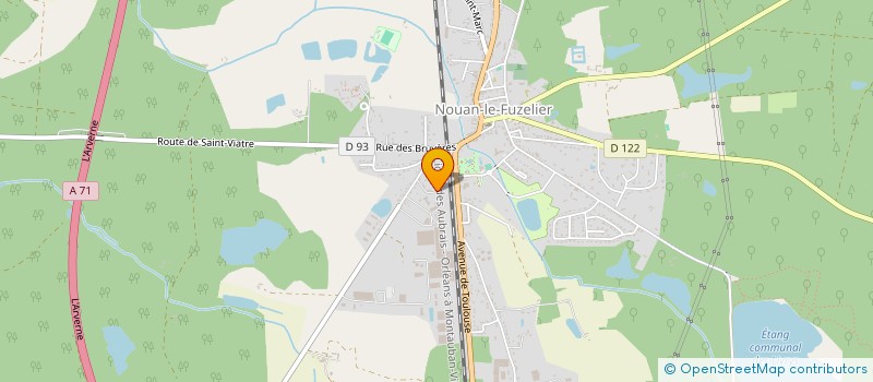 localisation de l'entreprise SOC CIVILE LES EPIGNEAUX  NOUAN-LE-FUZELIER