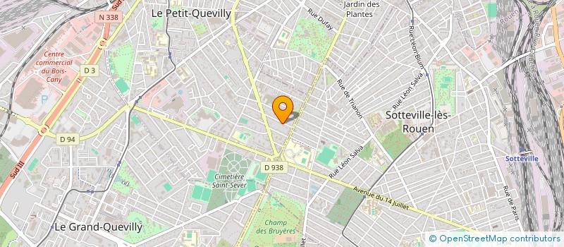 localisation de l'entreprise SOC CIVILE LES MYOSOTIS à LE PETIT-QUEVILLY