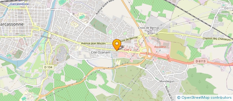 localisation de l'entreprise SOC CIVILE LOCASUD à CARCASSONNE