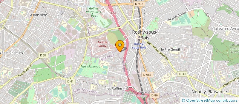 localisation de l'entreprise SOC CIVILE LOCATION EXPLOITATION à MONTREUIL