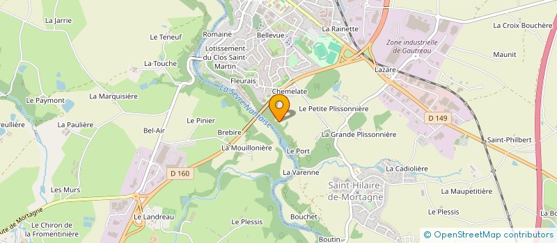 localisation de l'entreprise SOC CIVILE LUMINEAU à MORTAGNE-SUR-SEVRE