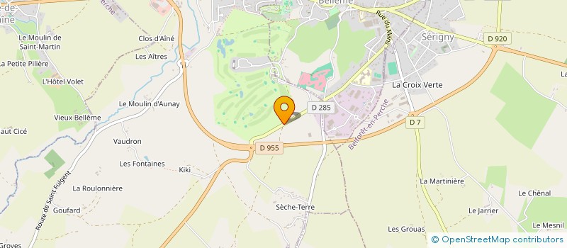 localisation de l'entreprise SOC CIVILE M.C.A. ST MARTIN à SAINT-MARTIN-DU-VIEUX-BELLEME
