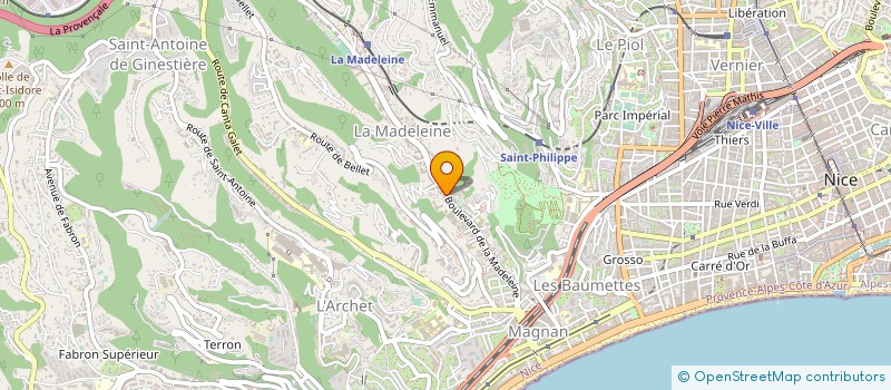 localisation de l'entreprise SOC CIVILE MADEL à NICE
