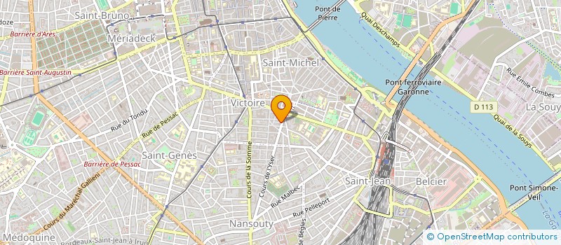 localisation de l'entreprise SOC CIVILE MALESCAUT  BORDEAUX