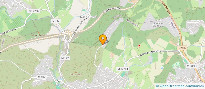 localisation de l'entreprise SOC CIVILE MARIEN  GRABELS