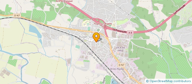 localisation de l'entreprise SOC CIVILE MARION LAETITIA  PUGET-SUR-ARGENS