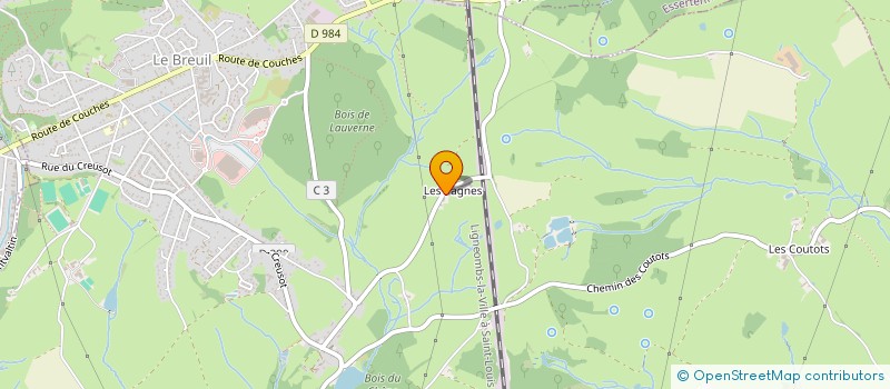 localisation de l'entreprise SOC CIVILE MARRAS  BREUIL (LE)