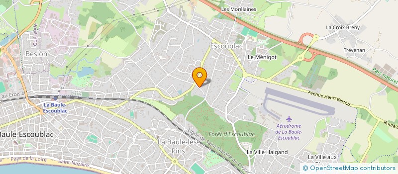 localisation de l'entreprise SOC CIVILE MARVE  LA BAULE-ESCOUBLAC