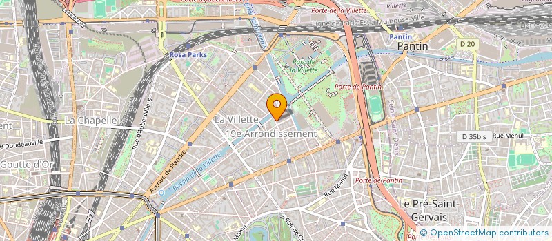 localisation de l'entreprise SOC CIVILE MASSY CHAMPLAN  PARIS