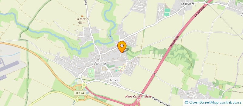 localisation de l'entreprise SOC CIVILE MEDICA à VOUILLE