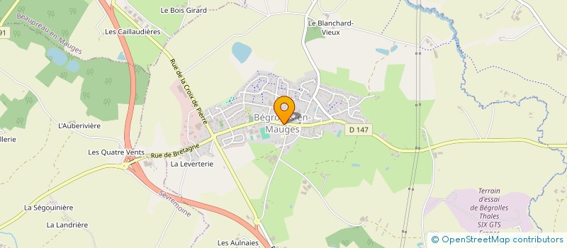 localisation de l'entreprise SOC CIVILE METAYER-BRETAUDEAU à BEGROLLES-EN-MAUGES