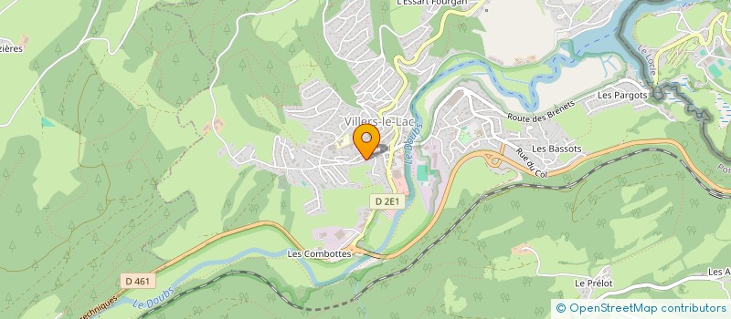 localisation de l'entreprise SOC CIVILE MONTREUILLOISE  D'INVESTISSEMENT  VILLERS-LE-LAC