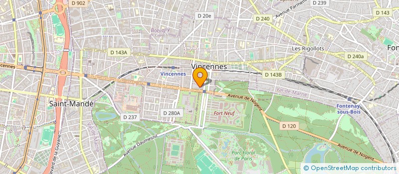 localisation de l'entreprise SOC CIVILE MORRIS à VINCENNES
