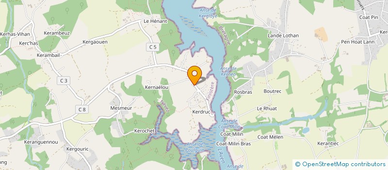 localisation de l'entreprise SOC CIVILE MYTILICOLE DE KERDRUC  NEVEZ