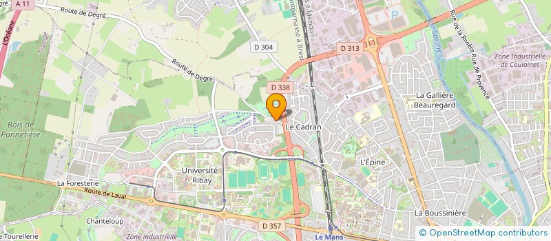 localisation de l'entreprise SOC CIVILE NELLE CLINIQUE DU PRE  SAINT-GREGOIRE