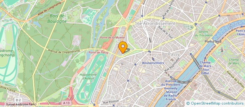 localisation de l'entreprise SOC CIVILE OFREC  PARIS