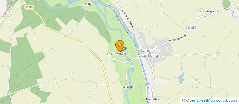 localisation de l'entreprise SOC CIVILE ORGANIS RESSOURCES ENTREPRIS à DAMMARIE-SUR-LOING