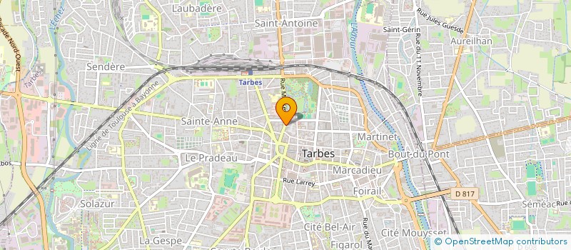 localisation de l'entreprise SOC CIVILE P.B.C.  TARBES